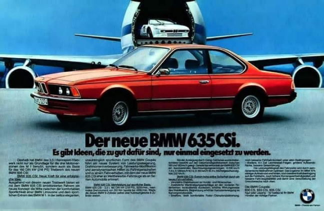 Publicidad Retro BMW (tercera parte)